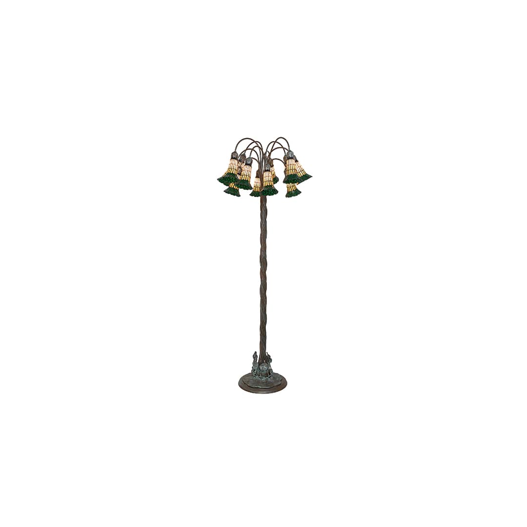 Pond Lily 12 Light 61" Tall Buffet Floor Lamp