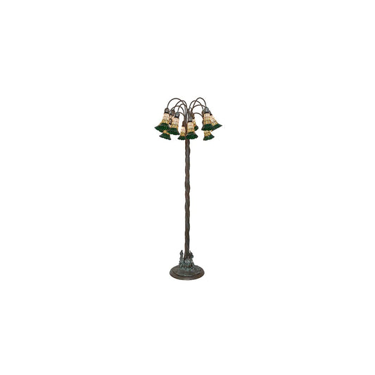 Pond Lily 12 Light 61" Tall Buffet Floor Lamp