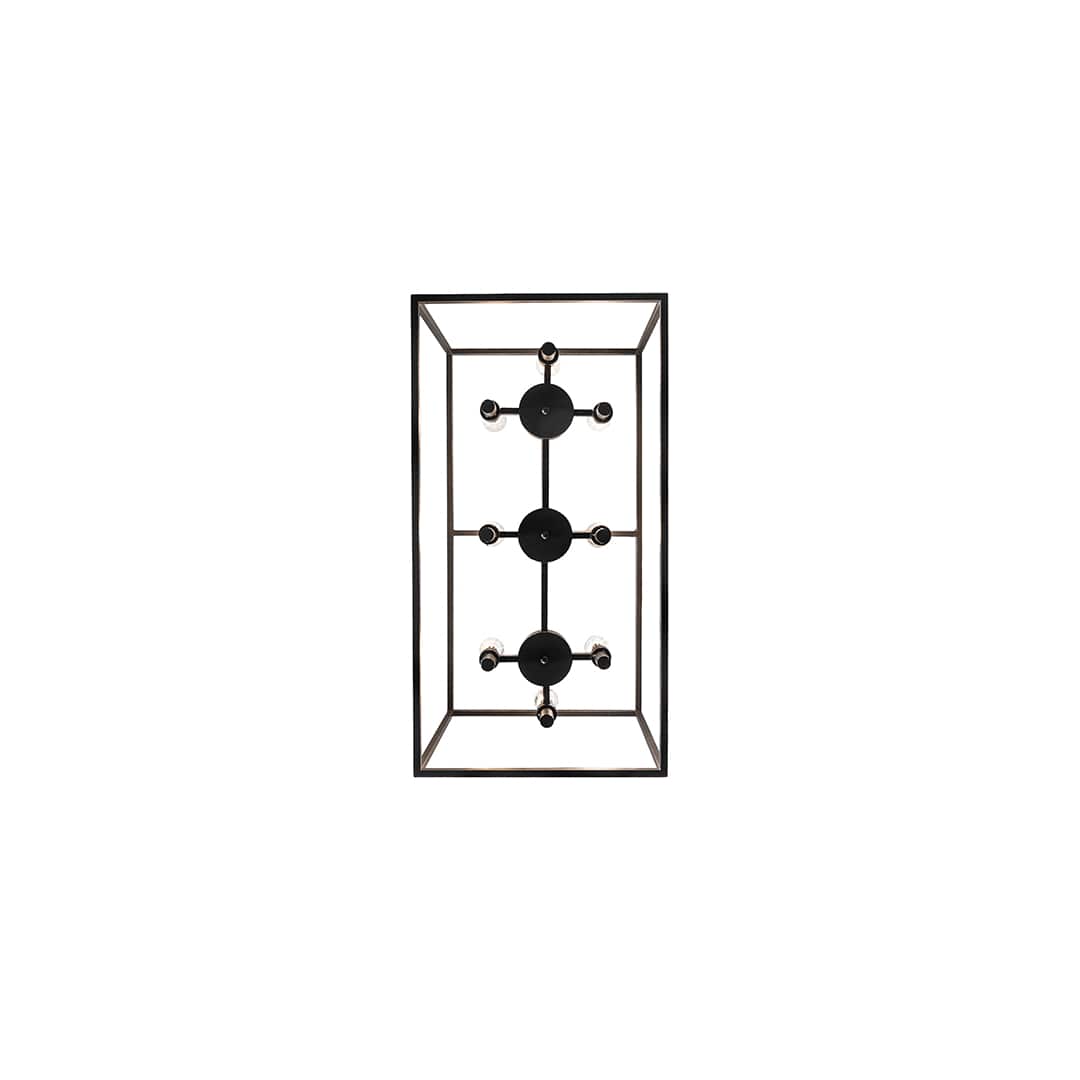 8 Light 17" Wide Linear Pendant