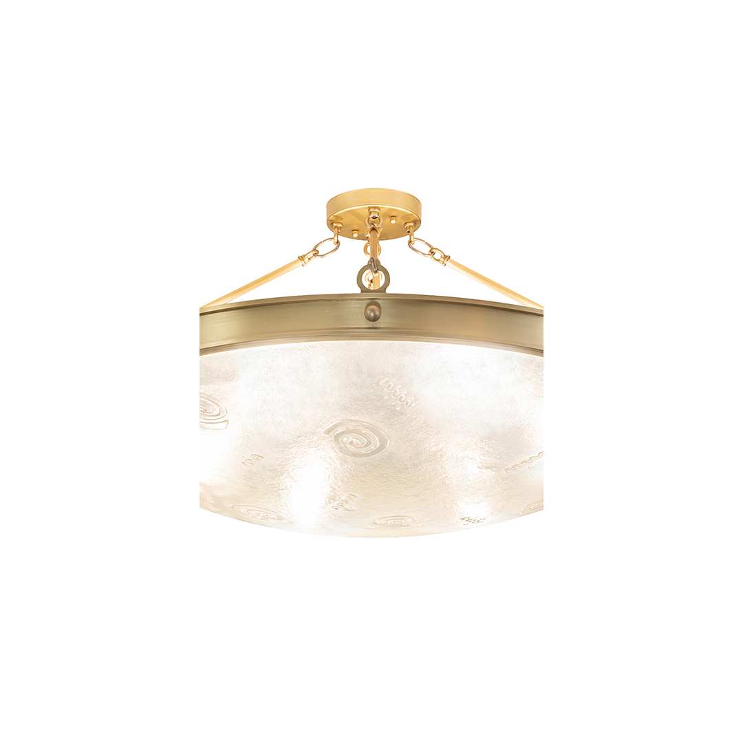 Metro Fusion 6 Light 32" Wide Semi-Flush Bowl Ceiling Fixture