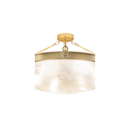 Metro Fusion 6 Light 32" Wide Semi-Flush Bowl Ceiling Fixture