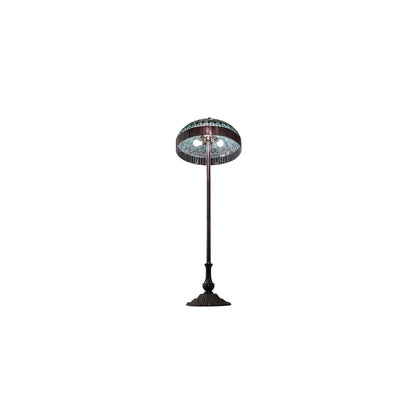 3 Light 62" Tall Tiffany Floor Lamp