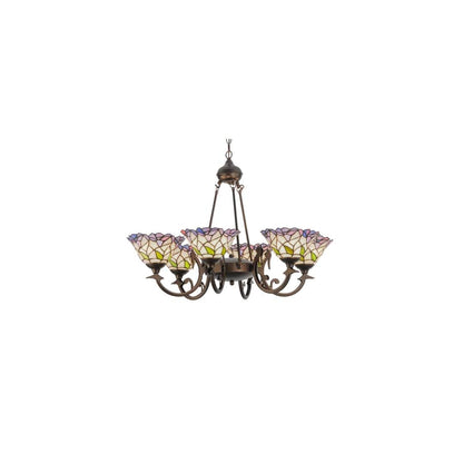 Daffodil Bell 6 Light 33" Wide Chandelier