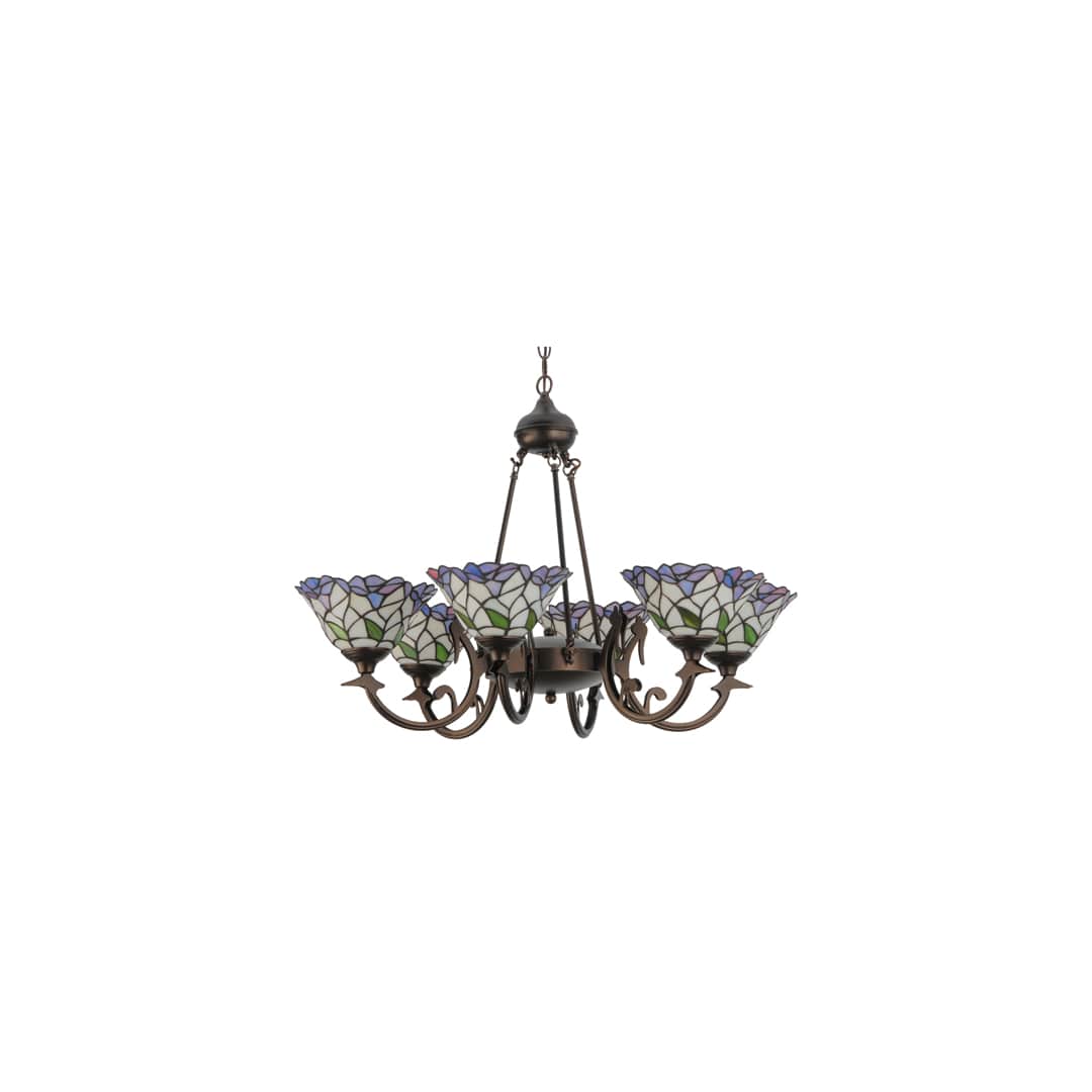 Daffodil Bell 6 Light 33" Wide Chandelier