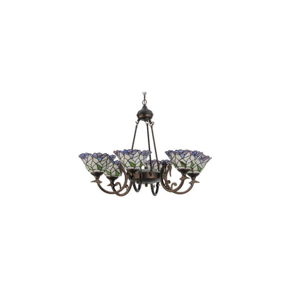 Daffodil Bell 6 Light 33" Wide Chandelier