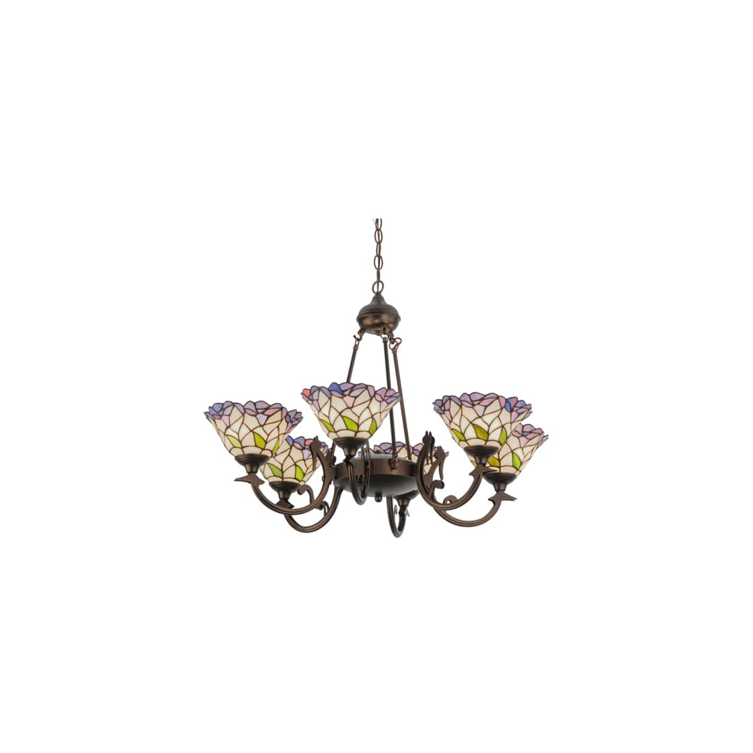 Daffodil Bell 6 Light 33" Wide Chandelier