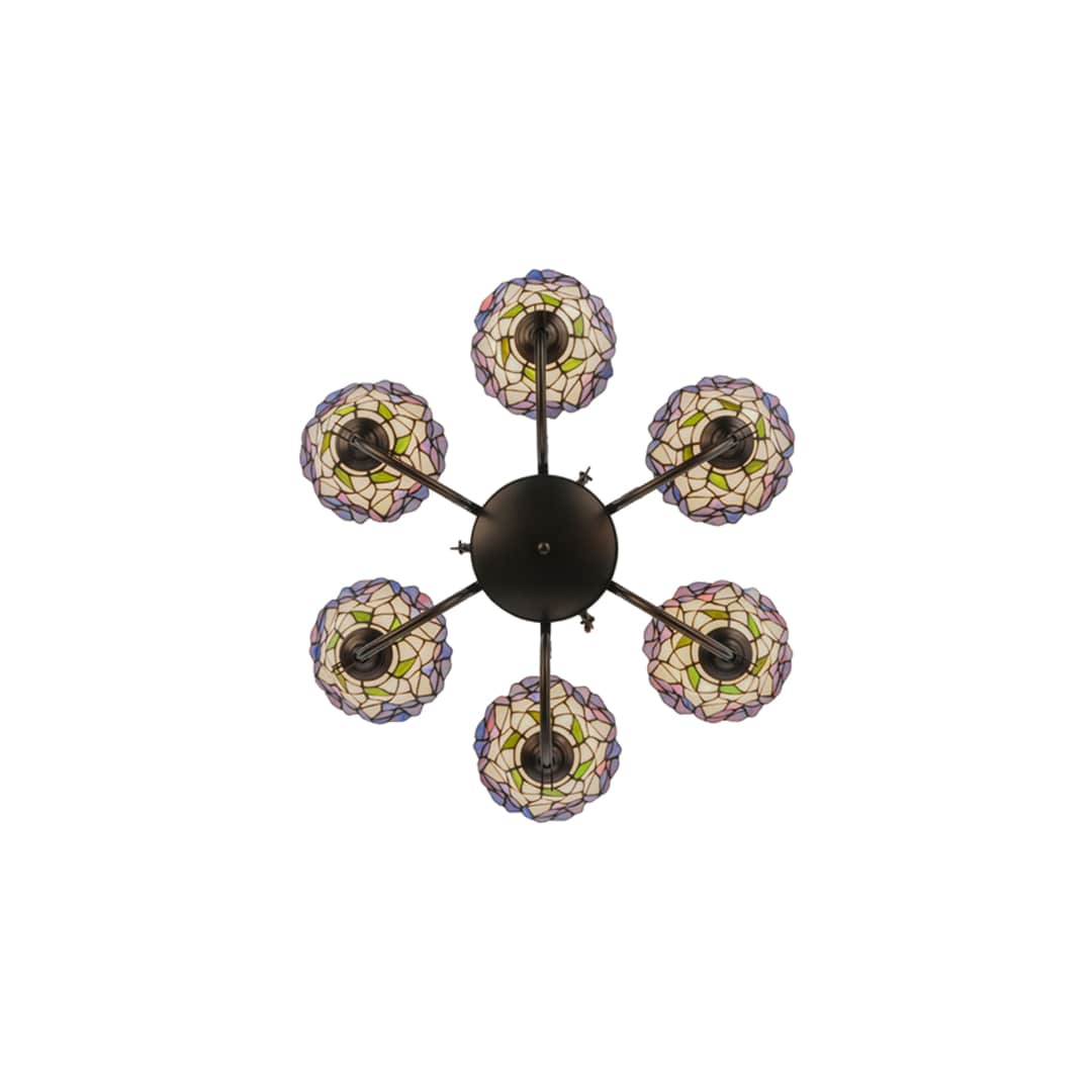 Daffodil Bell 6 Light 33" Wide Chandelier