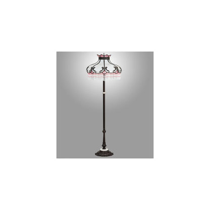 3 Light 64" Tall Torchiere Floor Lamp