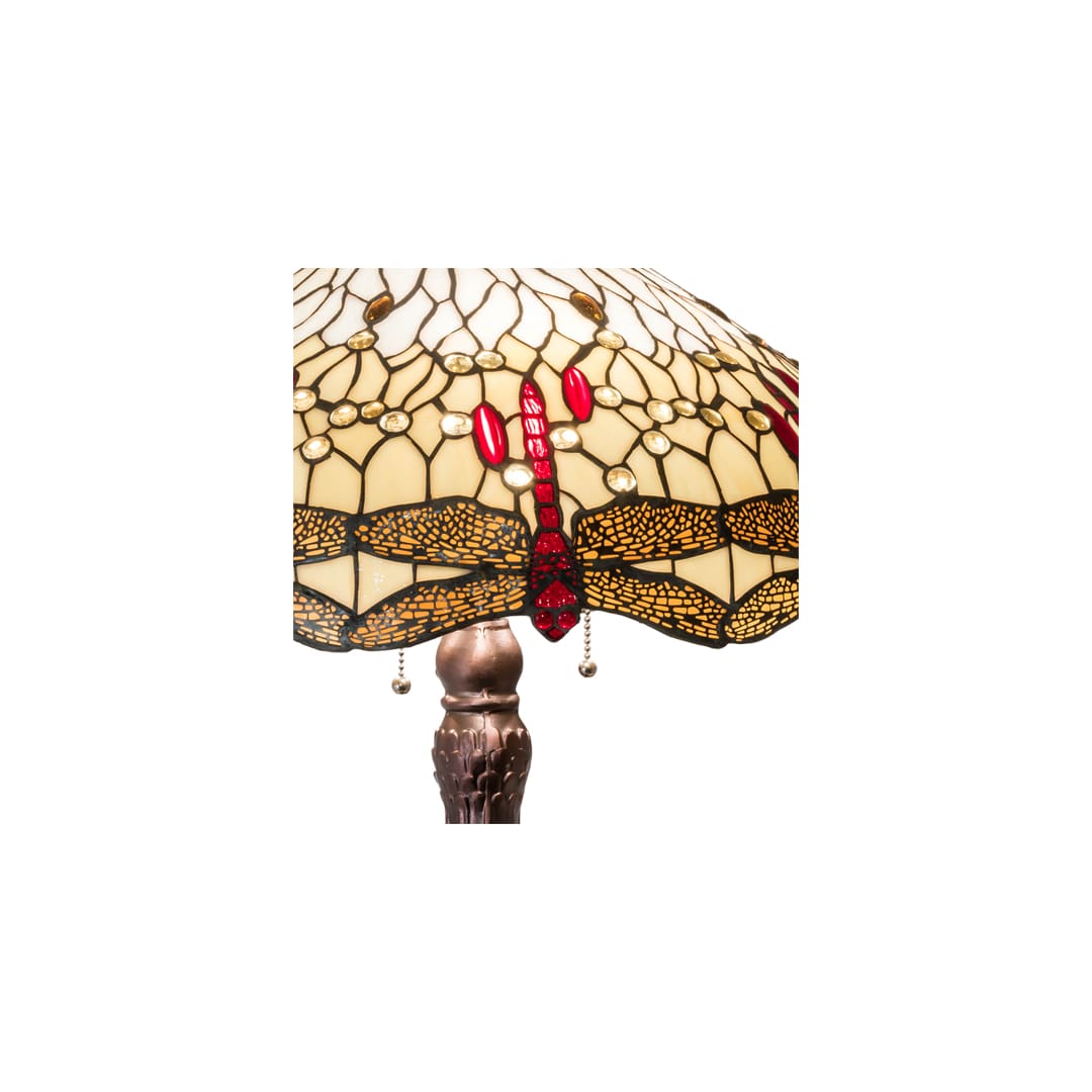 3 Light 31" Tall Tiffany Table Lamp
