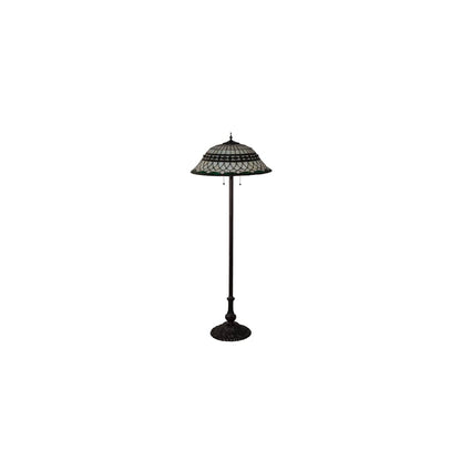 3 Light 62" Tall Torchiere Floor Lamp