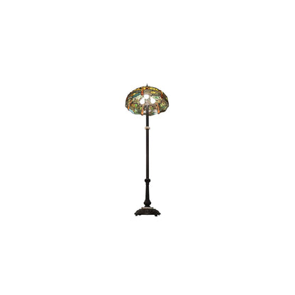 3 Light 62" Tall Tiffany Floor Lamp