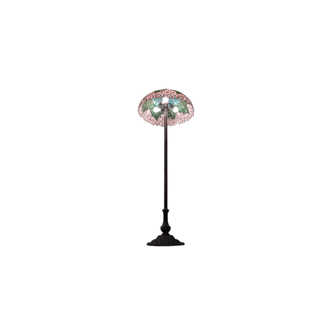 3 Light 62" Tall Tiffany Floor Lamp