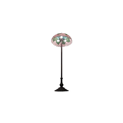 3 Light 62" Tall Tiffany Floor Lamp
