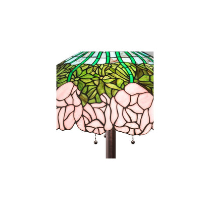 3 Light 62" Tall Tiffany Floor Lamp