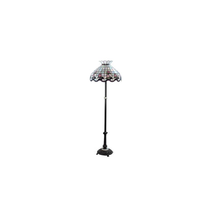 3 Light 62" Tall Tiffany Floor Lamp