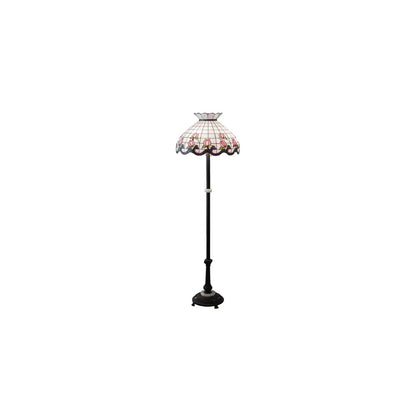 3 Light 62" Tall Tiffany Floor Lamp