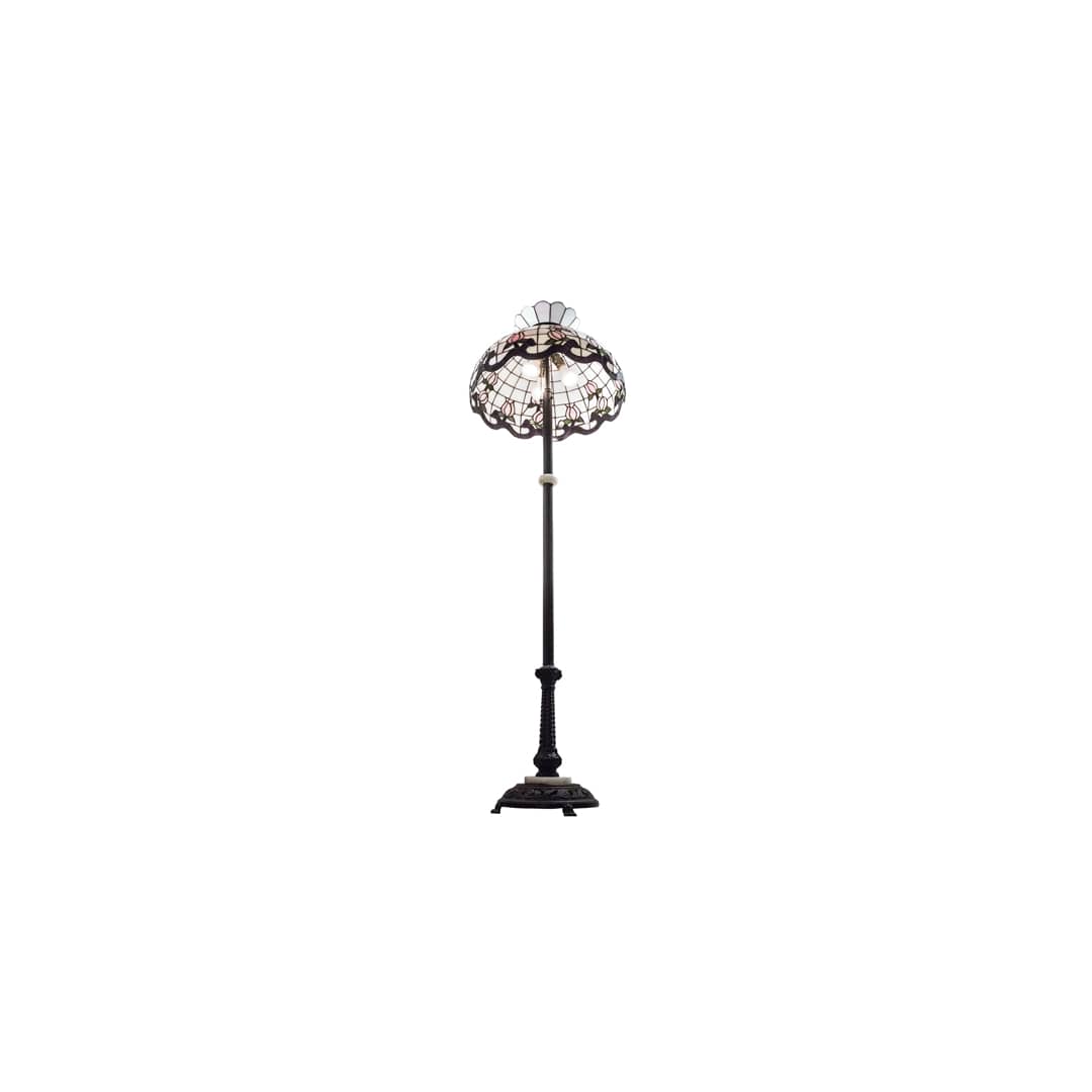 3 Light 62" Tall Tiffany Floor Lamp