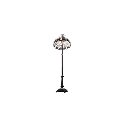 3 Light 62" Tall Tiffany Floor Lamp