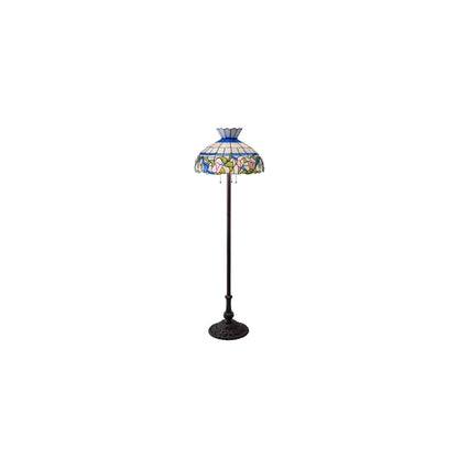 3 Light 62" Tall Tiffany Floor Lamp