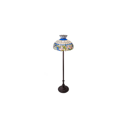 3 Light 62" Tall Tiffany Floor Lamp