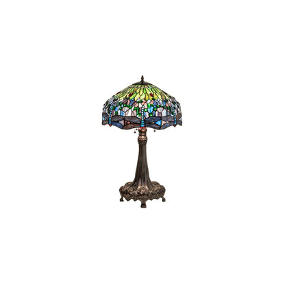 3 Light 31" Tall Tiffany Table Lamp
