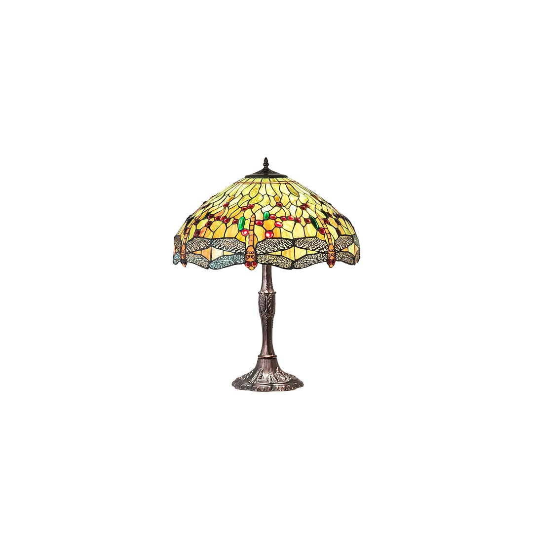 3 Light 26" Tall Tiffany Table Lamp