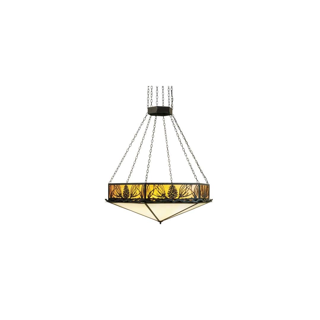 Mountain Pine 6 Light 51" Wide Pendant