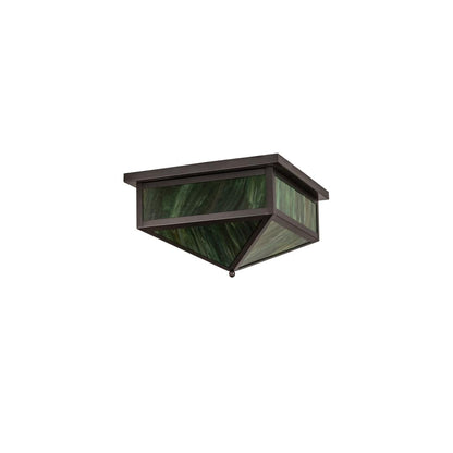 Craftsman 4 Light 26" Wide Flush Mount Ceiling Fixture