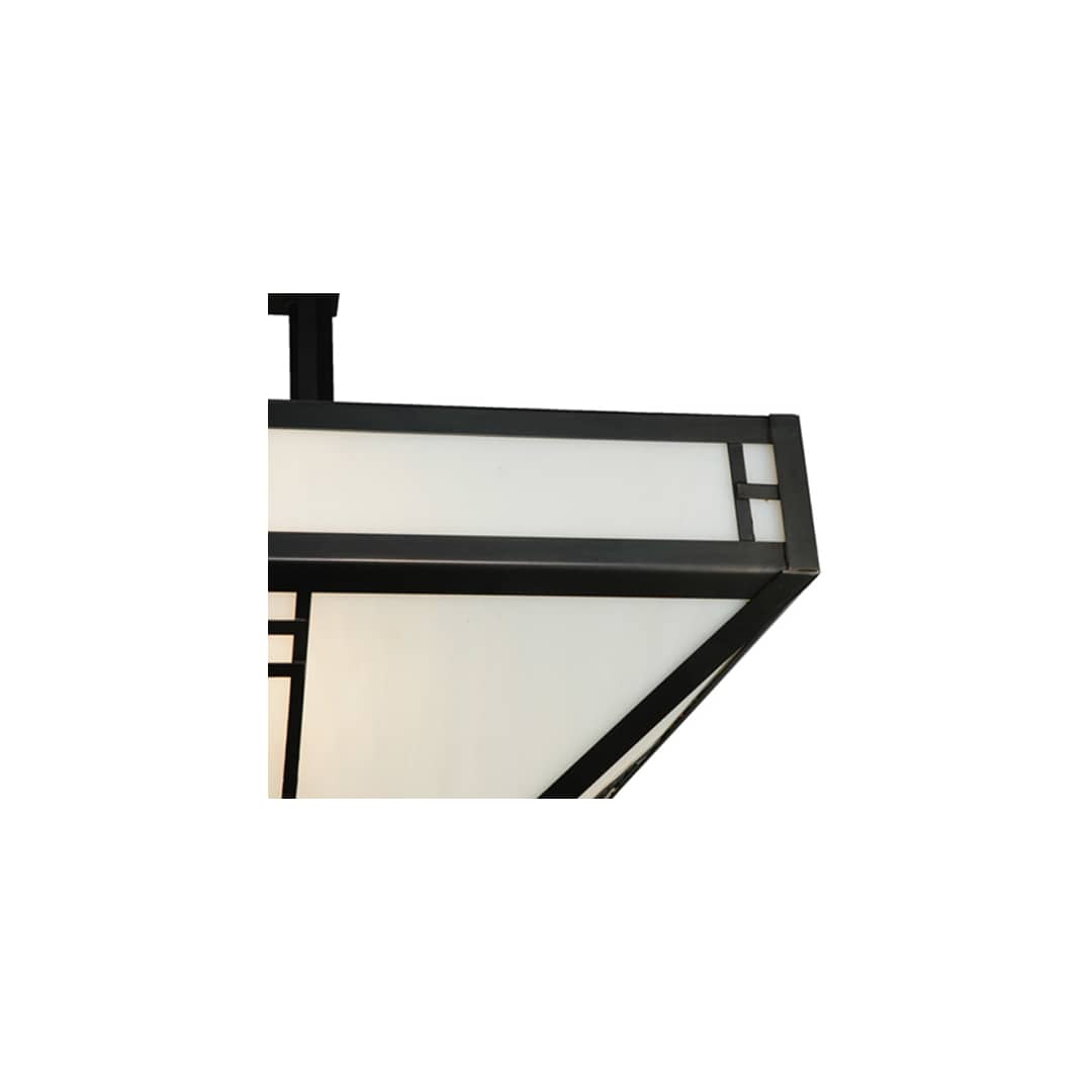 Prairie Loft 4 Light 25" Wide Semi-Flush Ceiling Fixture