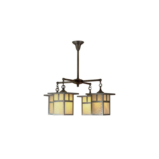 Hyde Park T Mission 4 Light 32" Wide Chandelier