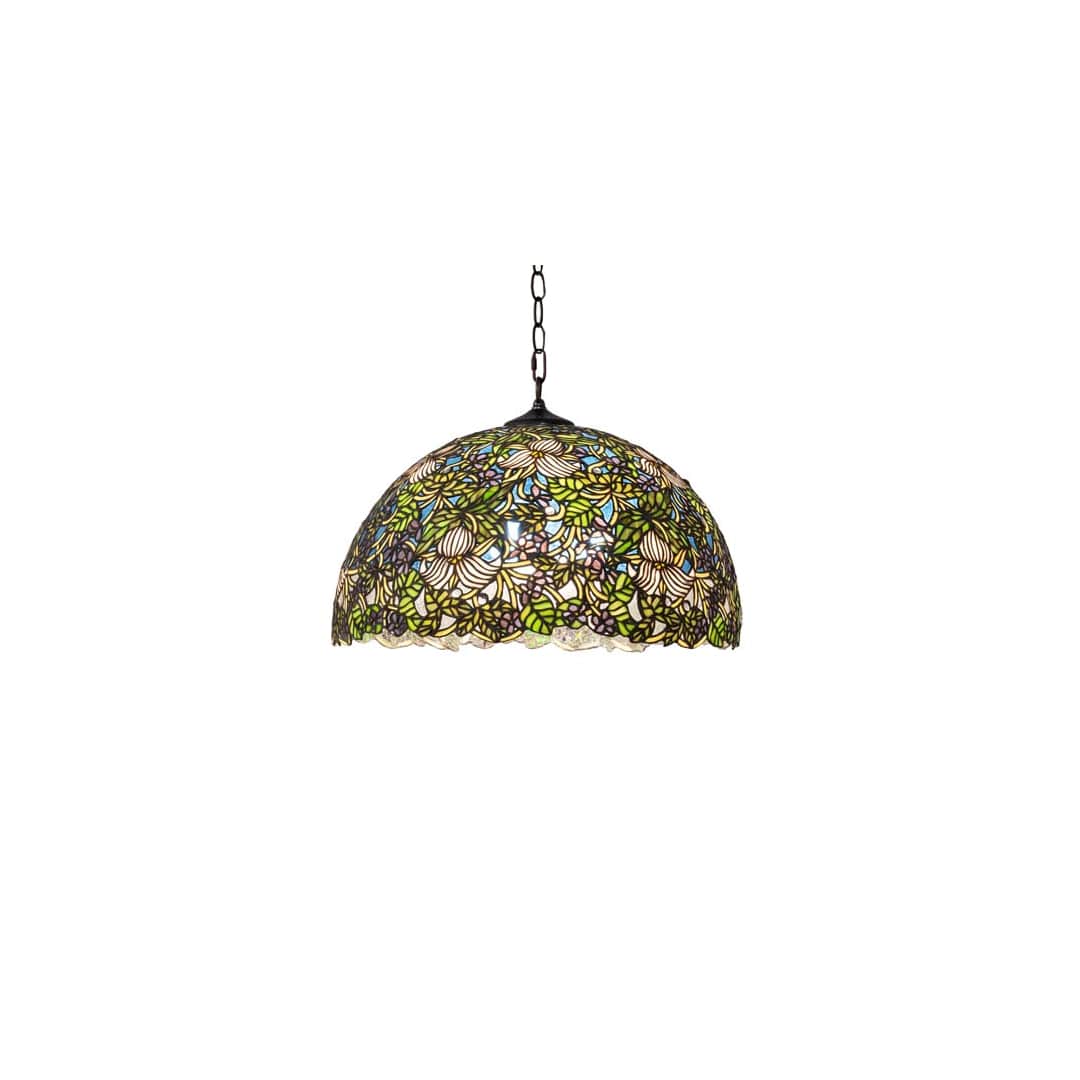 Trillium and Violet 3 Light 20" Wide Pendant