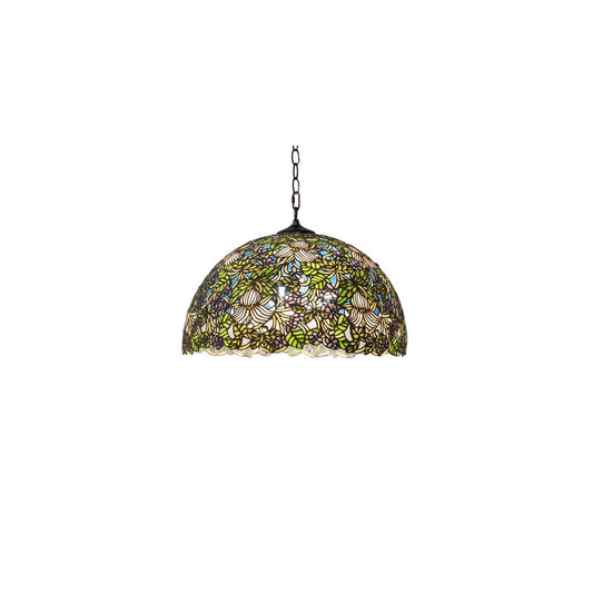 Trillium and Violet 3 Light 20" Wide Pendant