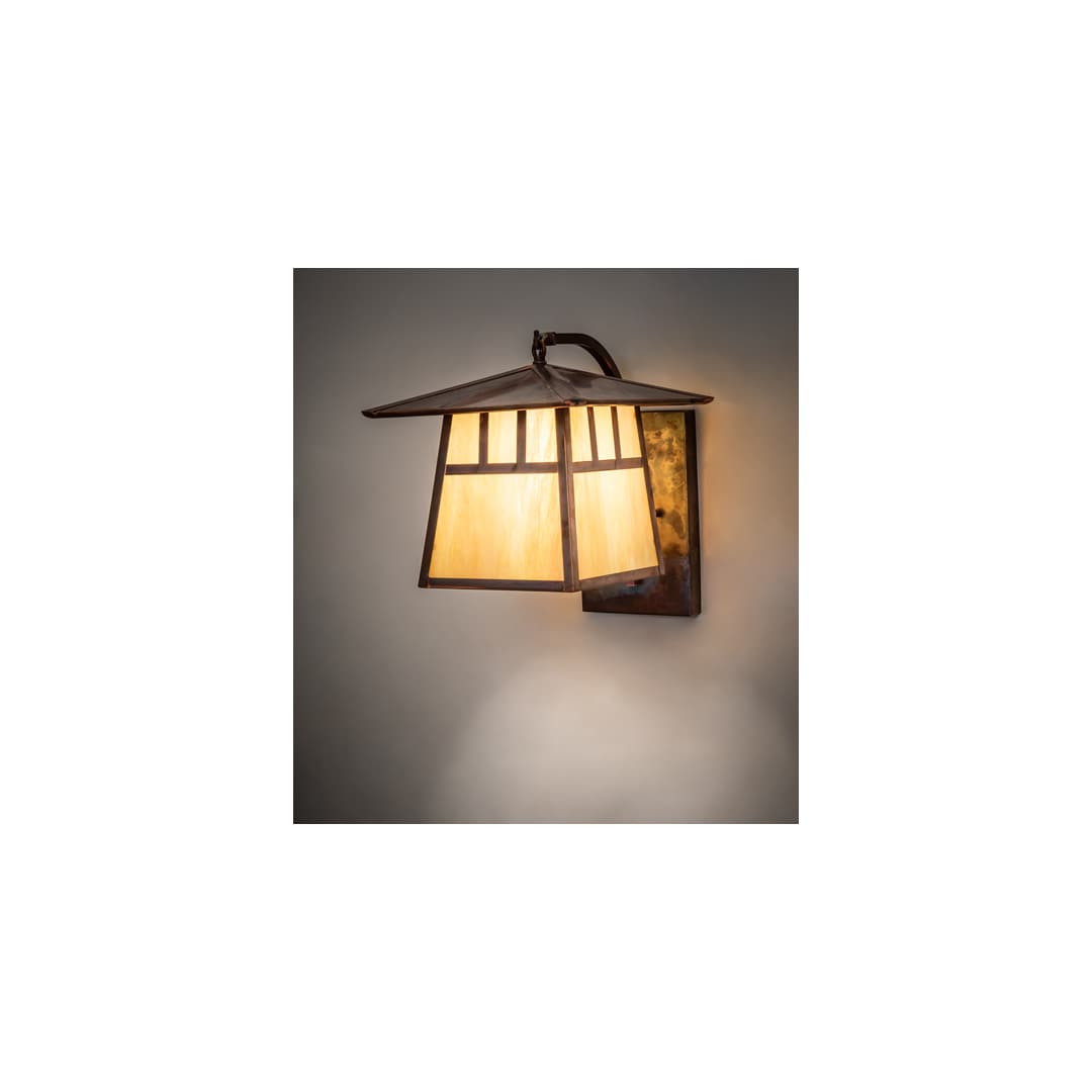 Stillwater Double Bar Mission 14" Tall Wall Sconce with Shade