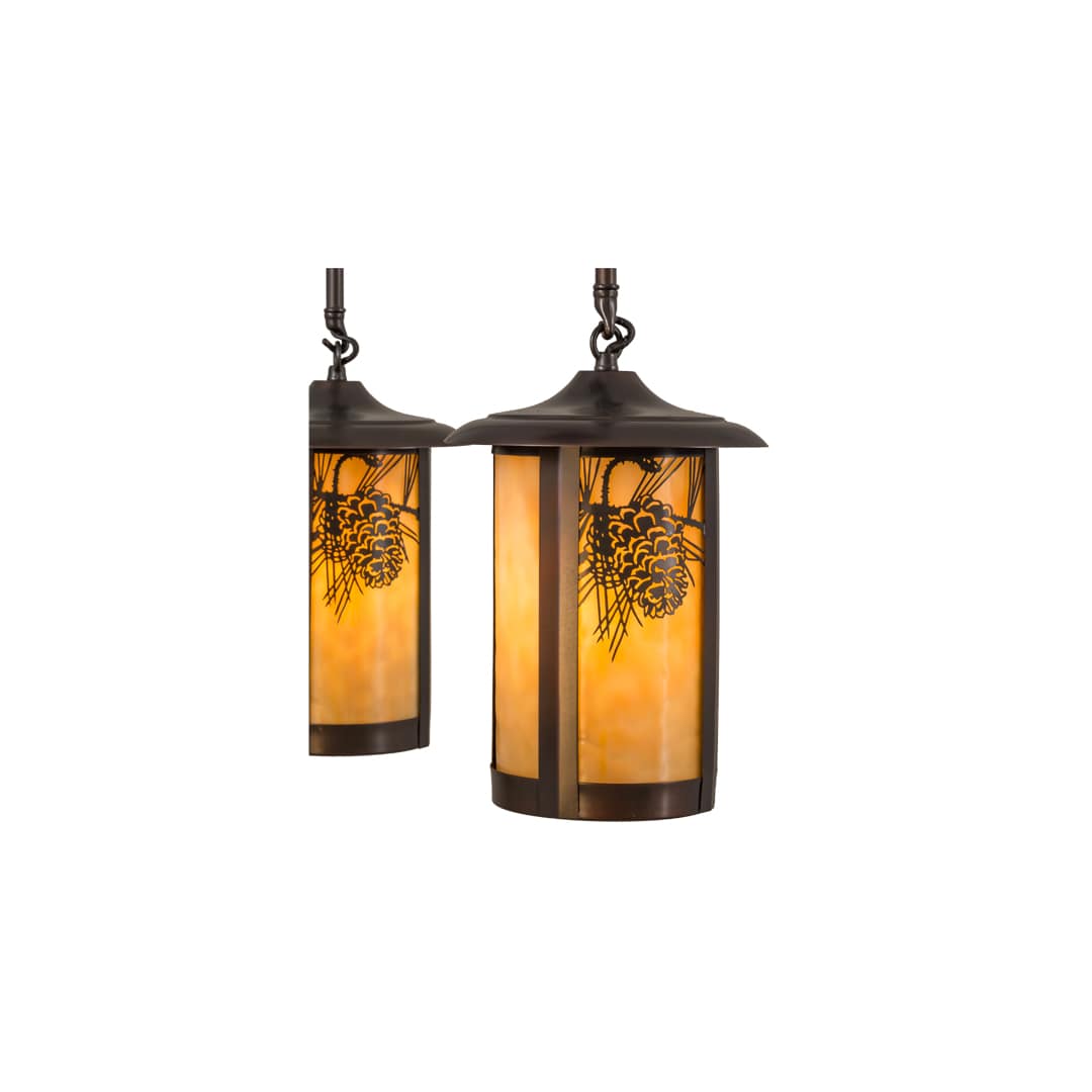 Fulton Winter Pine 4 Light 27" Wide Multi Light Pendant