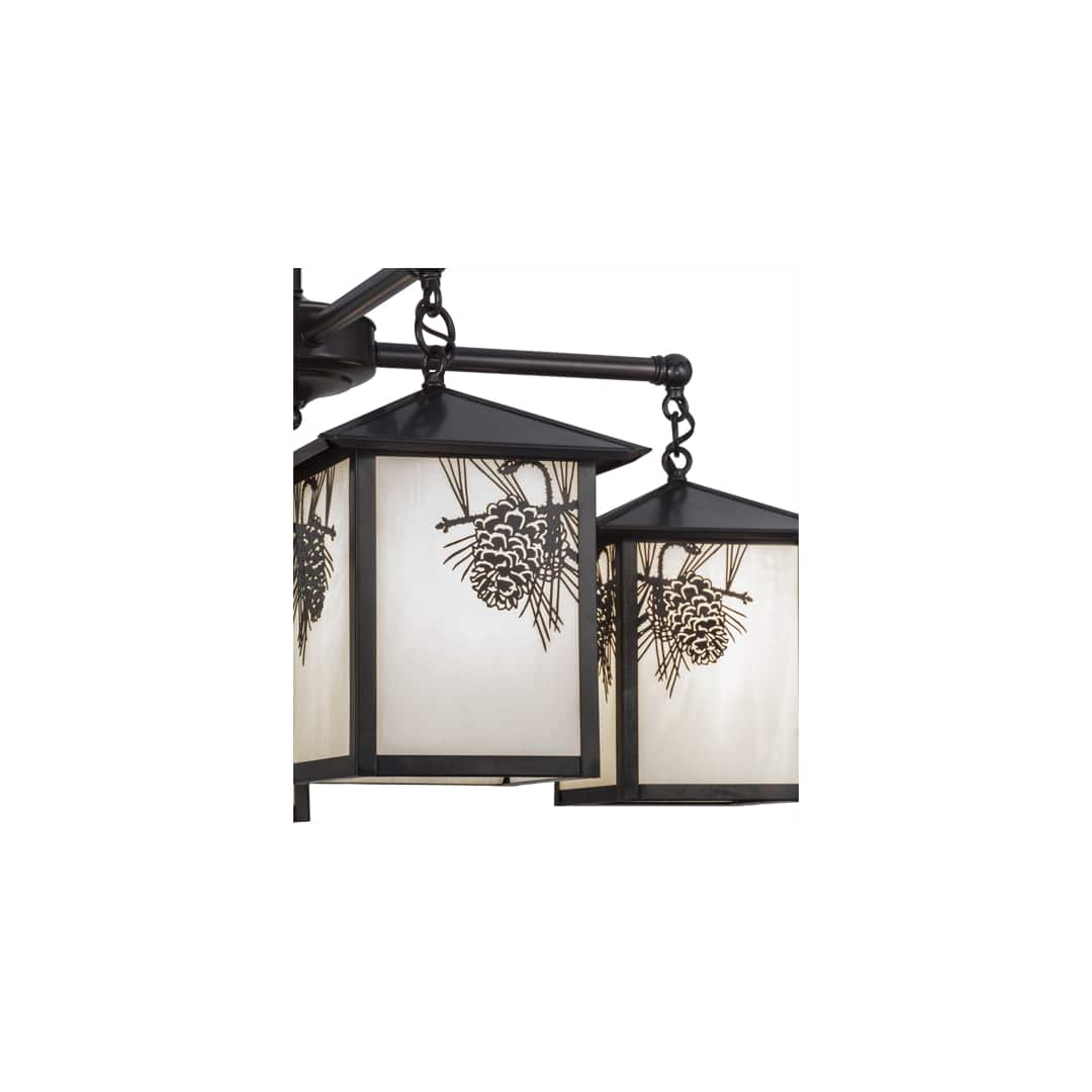 Seneca Winter Pine 4 Light 32" Wide Chandelier