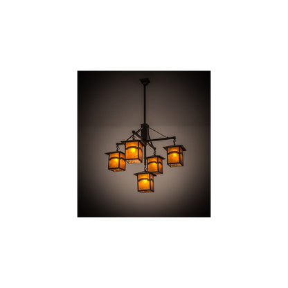 Seneca Mountain View 5 Light 37" Wide Chandelier
