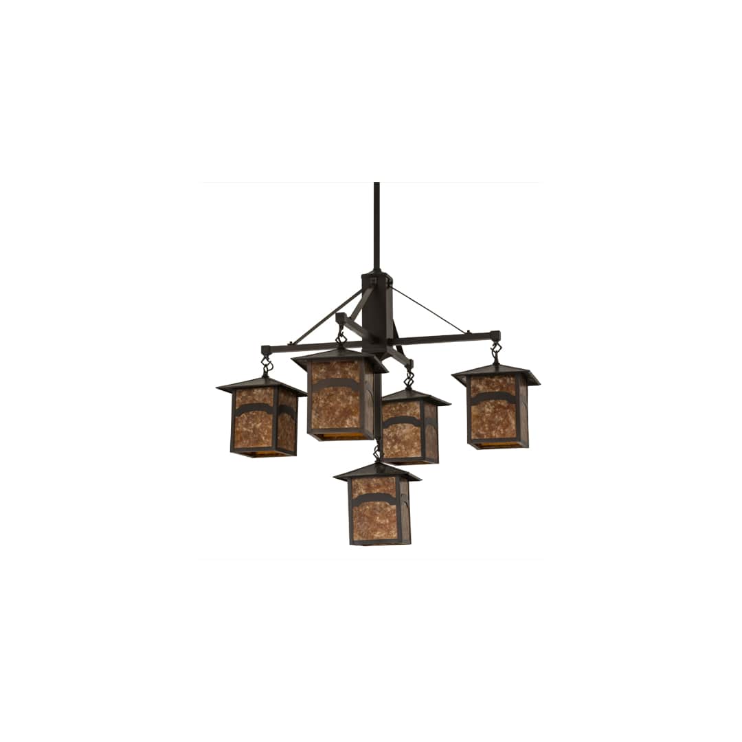 Seneca Mountain View 5 Light 37" Wide Chandelier