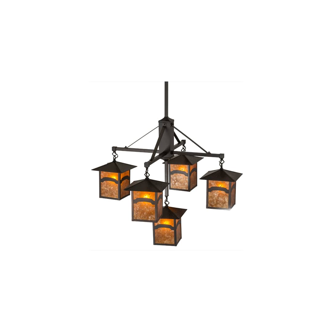 Seneca Mountain View 5 Light 37" Wide Chandelier