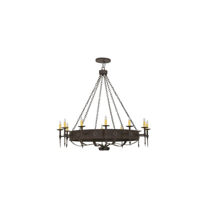 Warwick 12 Light 66" Wide Taper Candle Style Chandelier