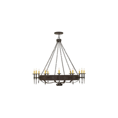 Warwick 12 Light 66" Wide Taper Candle Style Chandelier