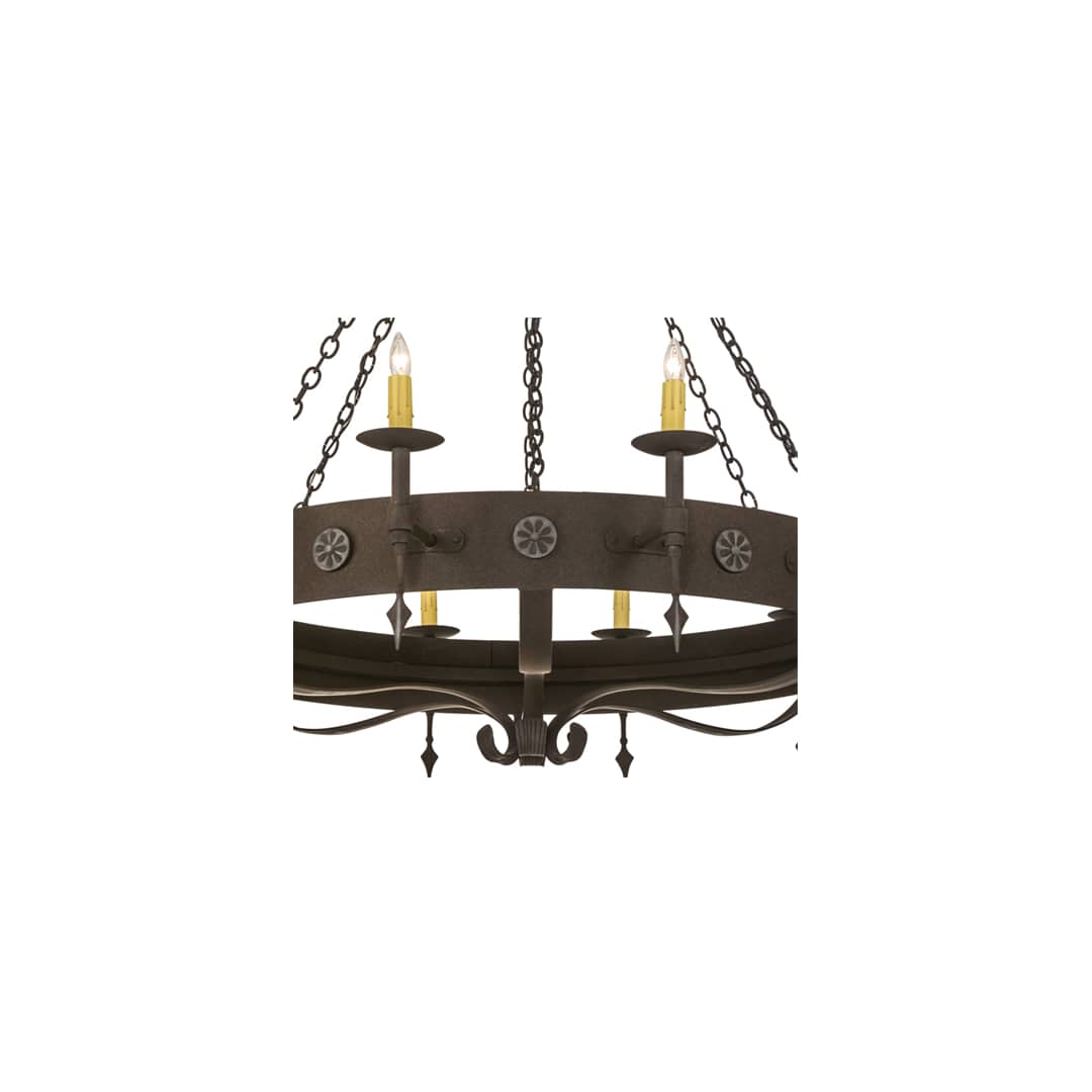 Warwick 12 Light 66" Wide Taper Candle Style Chandelier