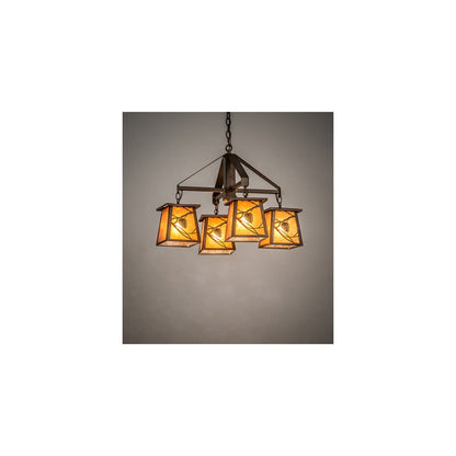 Whispering Pines 4 Light 28" Wide Chandelier