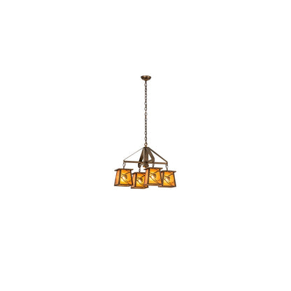 Whispering Pines 4 Light 28" Wide Chandelier