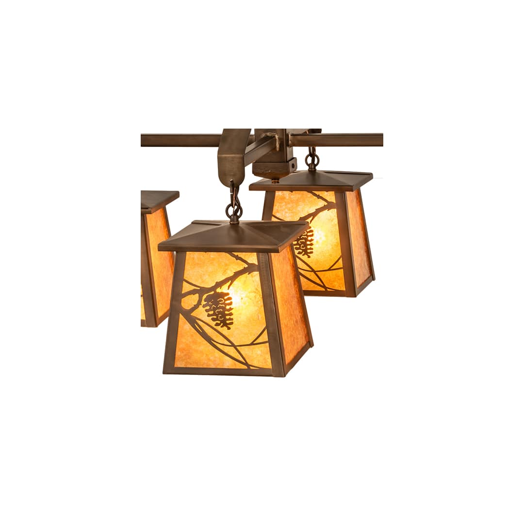 Whispering Pines 4 Light 28" Wide Chandelier