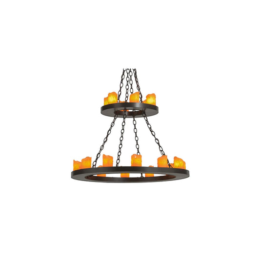 Loxley 18 Light 36" Wide Pillar Candle Style Chandelier