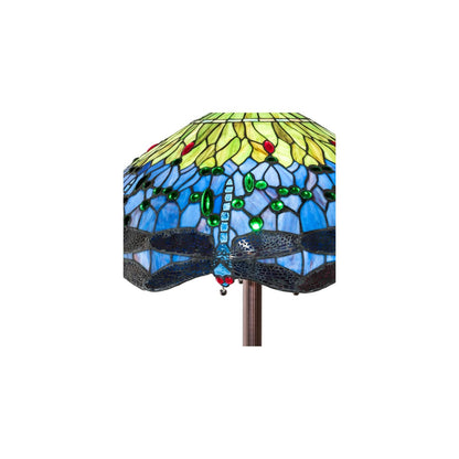 3 Light 62" Tall Tiffany Floor Lamp