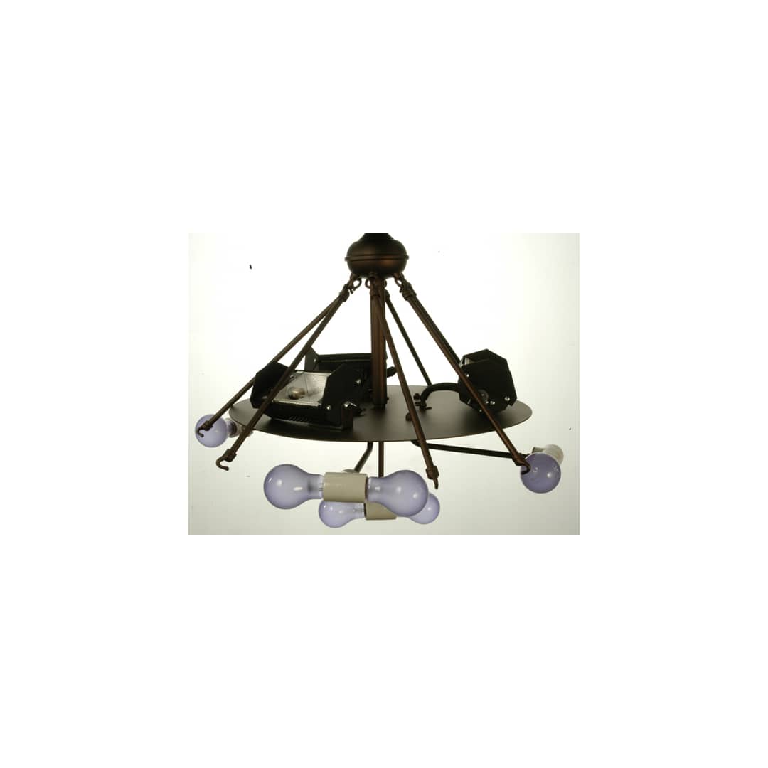 Ivy Berry 6 Light 34" Wide Semi-Flush Bowl Ceiling Fixture