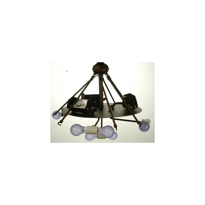 Ivy Berry 6 Light 34" Wide Semi-Flush Bowl Ceiling Fixture