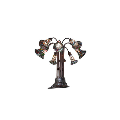 10 Light 24" Tall Tree Table Lamp