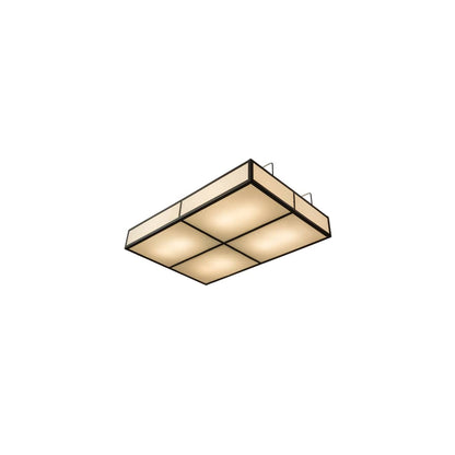 Kyoto 8 Light 45" Wide Semi-Flush Square Ceiling Fixture